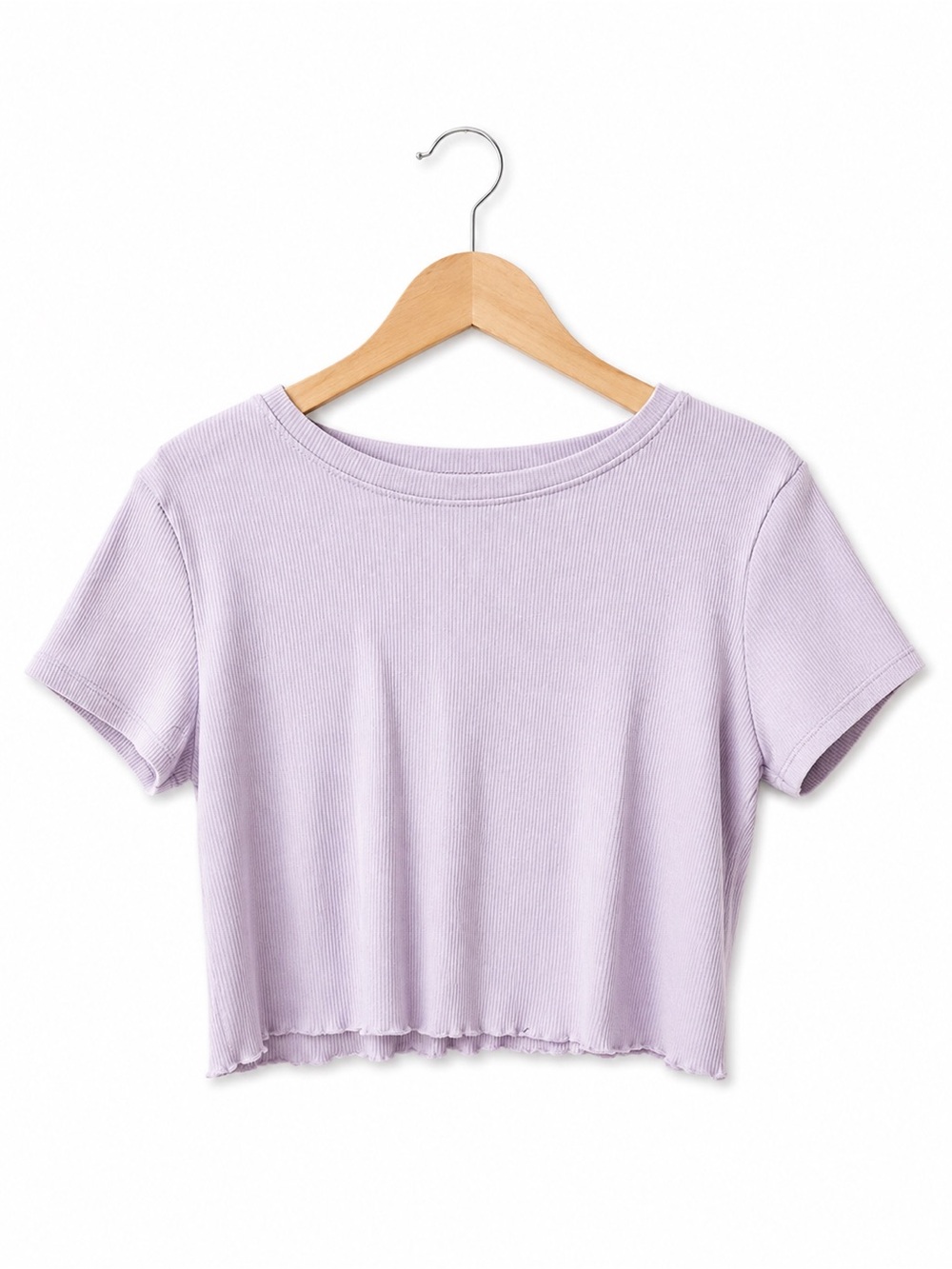 Better Together Pink Ribbed Crop Tee XL